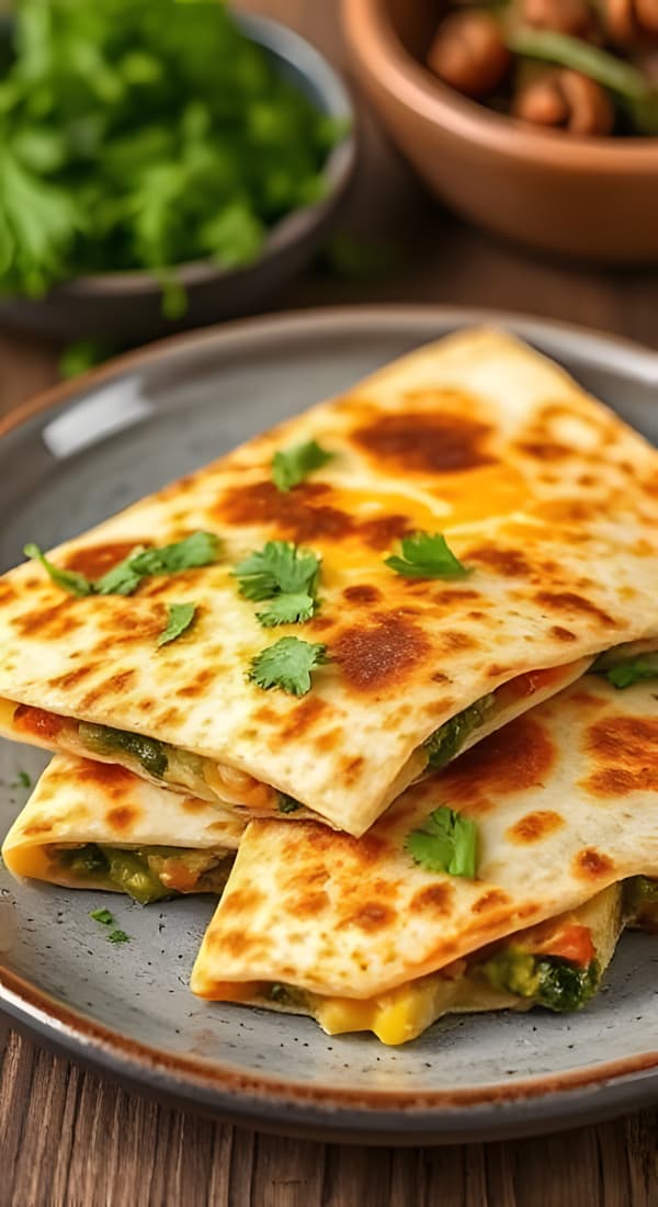 Cheesy Veggie Quesadillas