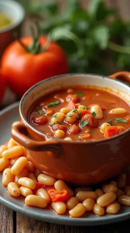 Hearty Tomato & White Bean Stew