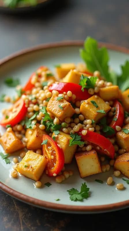 Light Tofu & Veggie Stir-Fry
