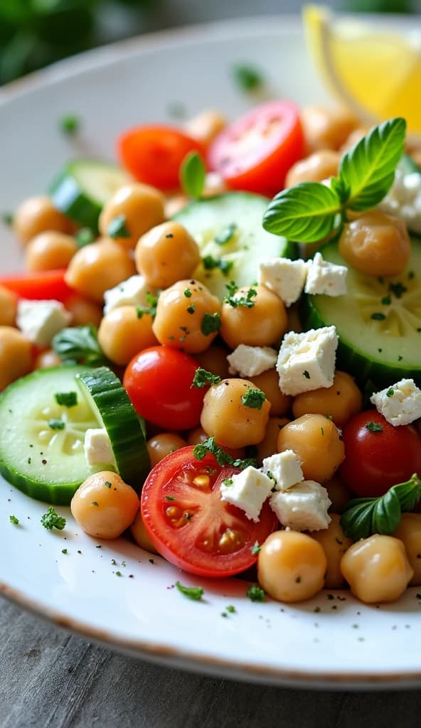 Mediterranean Chickpea Salad