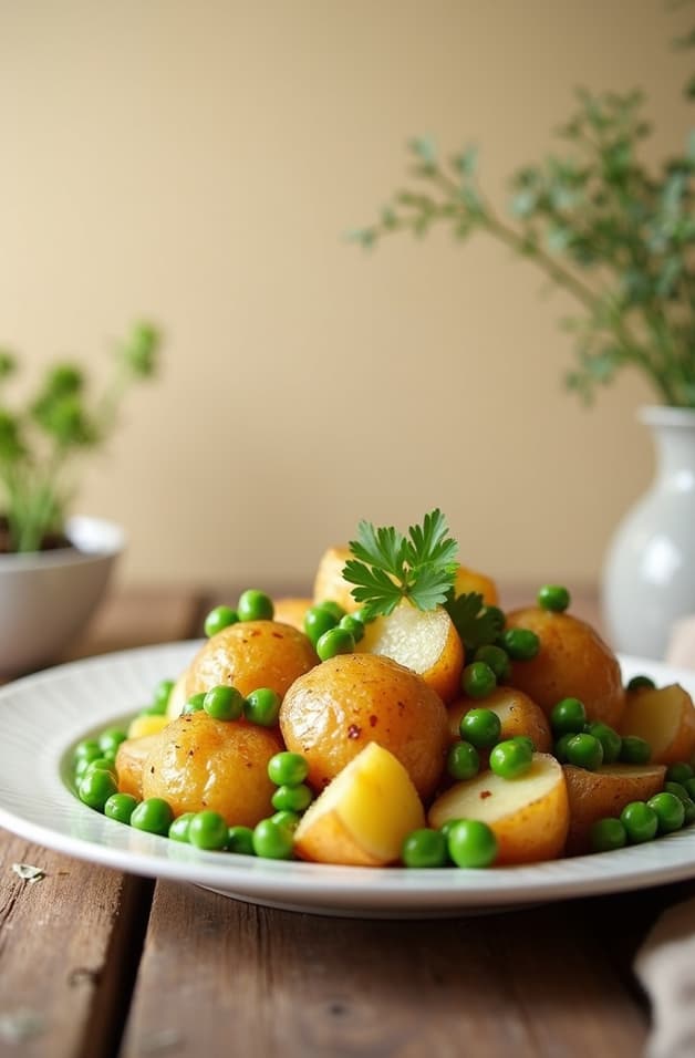 Potatoes and Peas (Aloo Muttar)