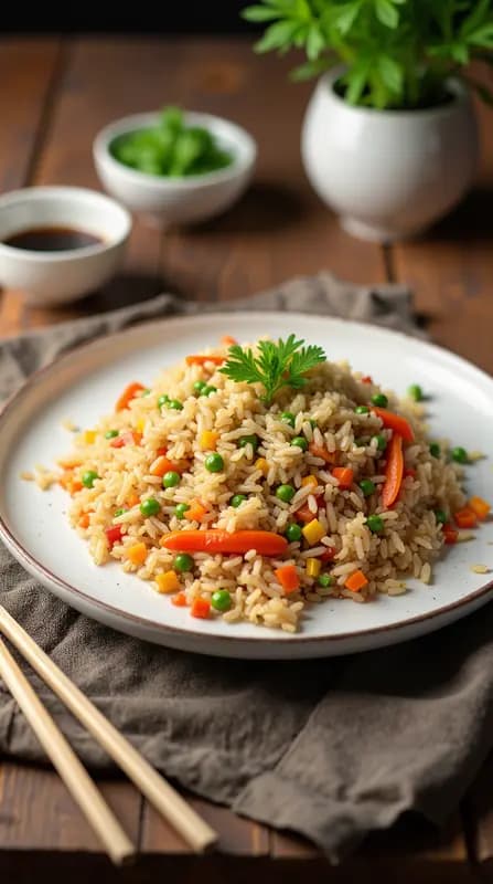 Simple Veggie Fried Rice