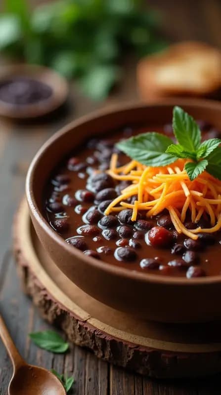 Mexican Spicy Black Bean Soup